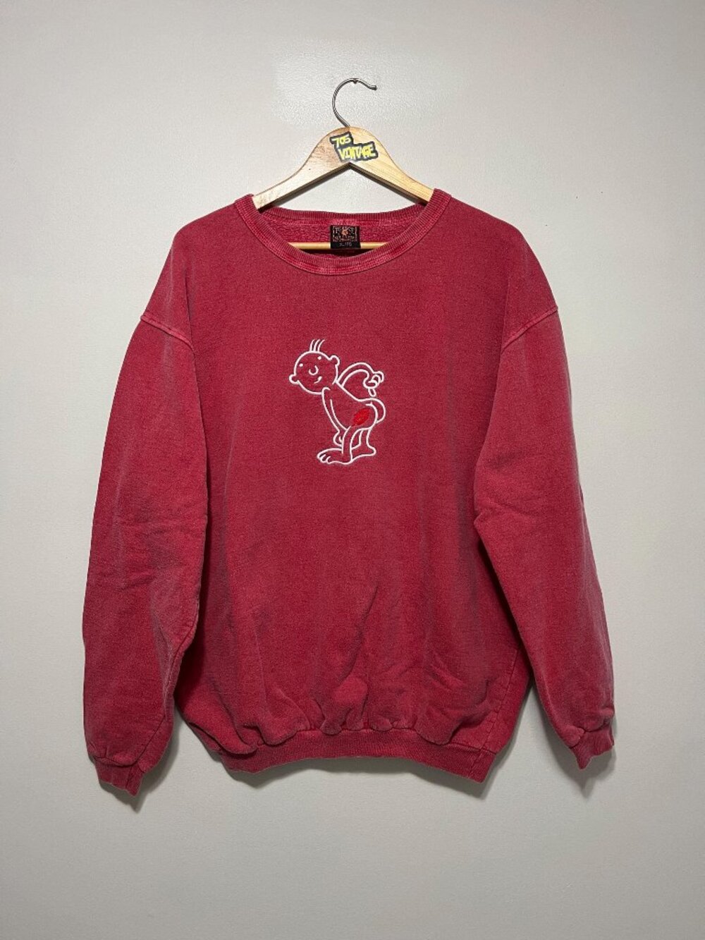 Vintage Kiss My Backside Parody Crewneck